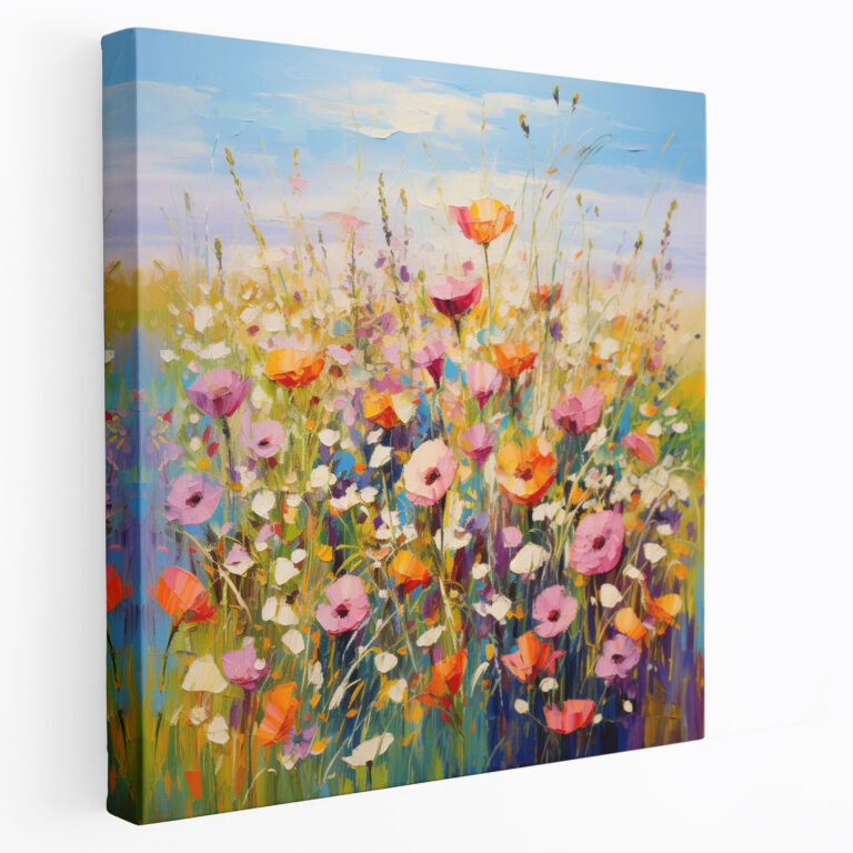 The Most Beautiful Landscapes Of The World - Blooming Flowers Canvas Print - The Most Beautiful Landscapes Of The World, Canvas Wall Art, The Most Beautiful Landscapes Of The World, Blooming Flowers