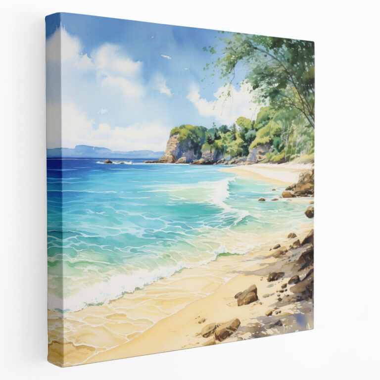 The Most Beautiful Landscapes Of The World - Coastal Paradise Canvas Print - The Most Beautiful Landscapes Of The World, Home Decoration, Wall Art, Wall Decoration