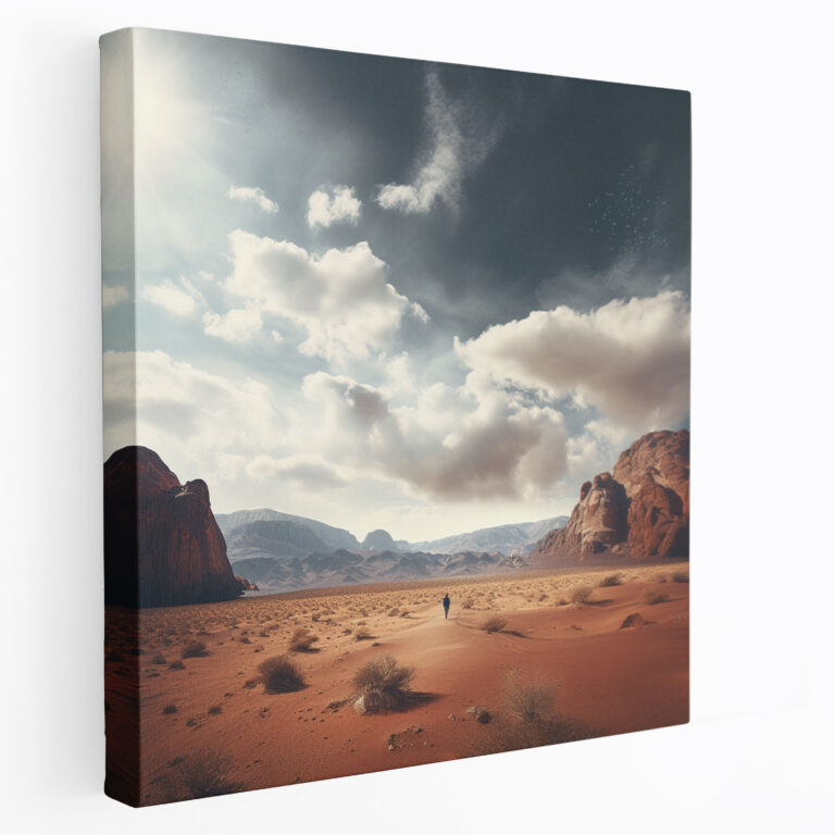 The Most Beautiful Landscapes Of The World - Desert Landscape Canvas Print - The Most Beautiful Landscapes Of The World, The Most Beautiful Landscapes Of The World, Home Decoration, Vastness