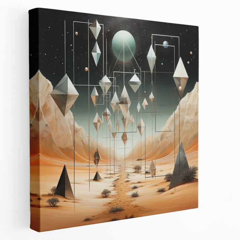 The Most Beautiful Landscapes Of The World - Dreamlike Desert Canvas Print - The Most Beautiful Landscapes Of The World, The Most Beautiful Landscapes Of The World, Wall Art, Surreal