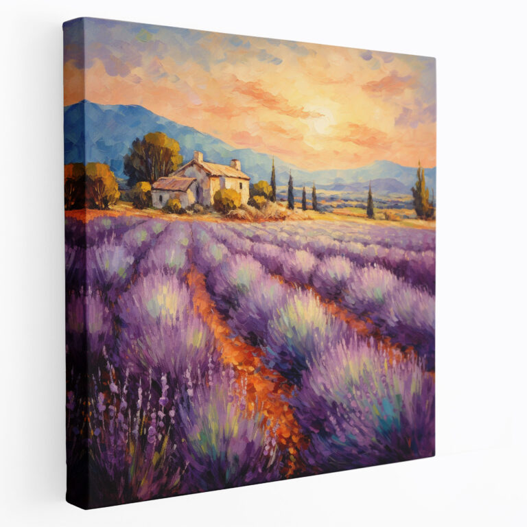 The Most Beautiful Landscapes Of The World - Provence Lavender Field Canvas Print - The Most Beautiful Landscapes Of The World, Wall Art, Wall Decoration, Provence