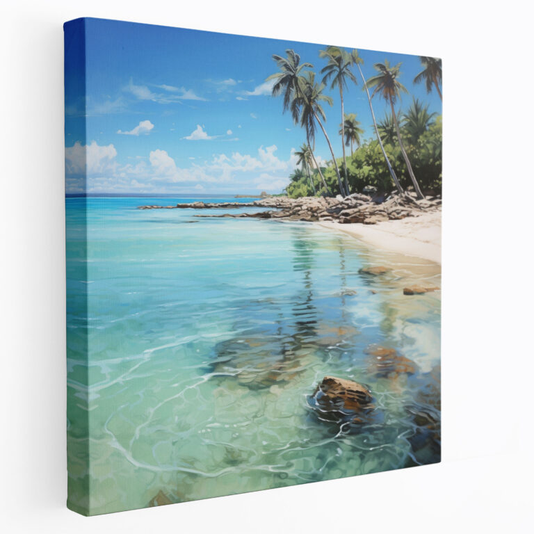 The Most Beautiful Landscapes Of The World - Tropical Paradise Oil Painting Canvas Print - The Most Beautiful Landscapes Of The World, Home Decoration, The Most Beautiful Landscapes Of The World, Wall Art
