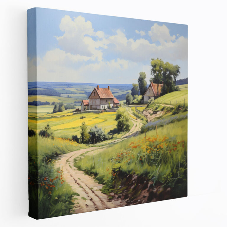 The Most Beautiful Landscapes Of The World - Countryside Canvas Print - The Most Beautiful Landscapes Of The World, Realistic Oil Painting, Canvas Print, Countryside