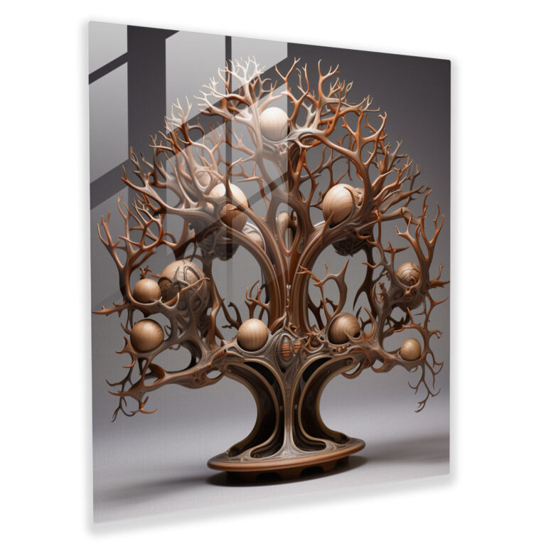 Glass Print - Surreal Tree Of Life - Tree Of Life, Tree Of Life, Surrealism, Wall Decoration