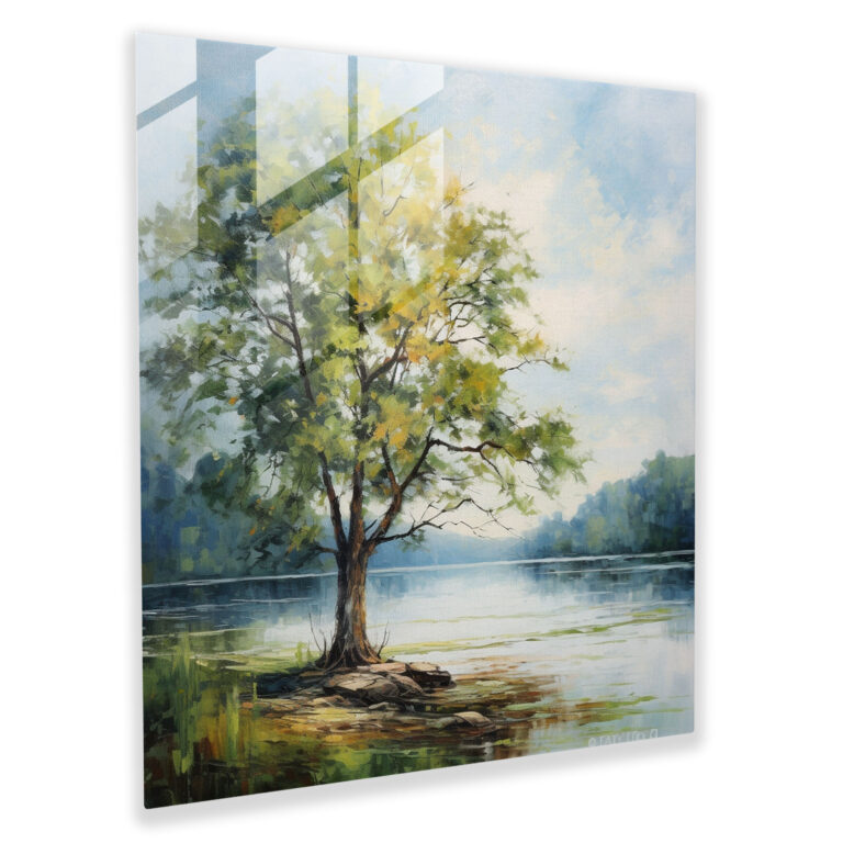 Tree Of Life Wall Art - Impressionist Oil Painting - Home Decoration - Tree Of Life, Wall Art, Serene, Oil Painting