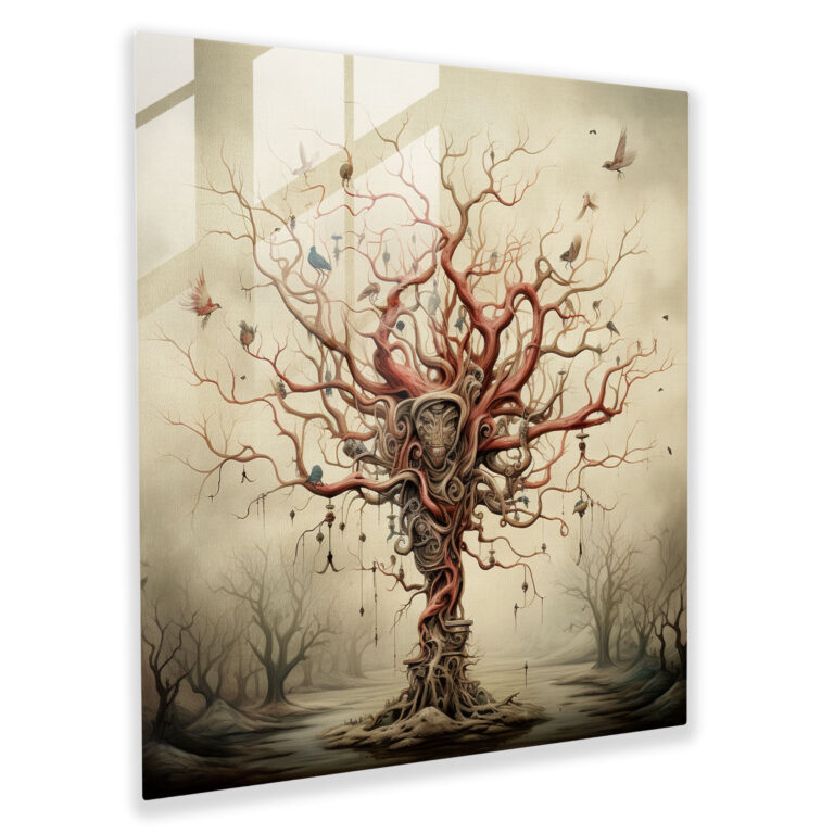 Tree Of Life Wall Art - Surrealist Artwork - Home Decoration - Tree Of Life, Canvas Print, Wall Decoration, Fantastic Creatures