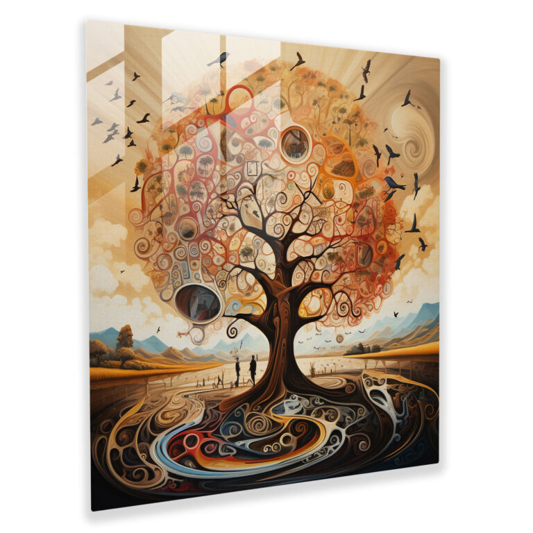 Tree Of Life Canvas Print - Surrealist Painting - Tree Of Life, Home Decoration, Canvas Print, Canvas