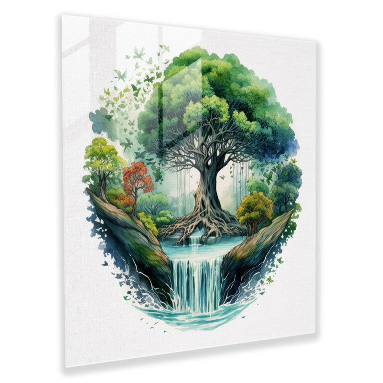Tree Of Life Wall Art - Watercolor Forest Canvas Print - Tree Of Life, Canvas Wall Art, Canvas Print, Wall Decoration