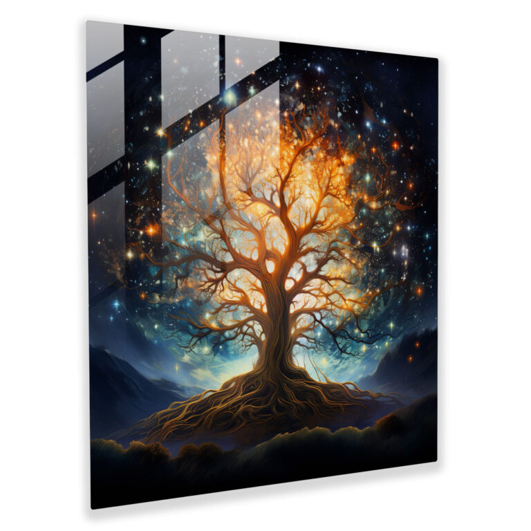 Tree Of Life Wall Decoration - Digital Art Canvas Print - Tree Of Life, Canvas, Tree Of Life, Canvas Print