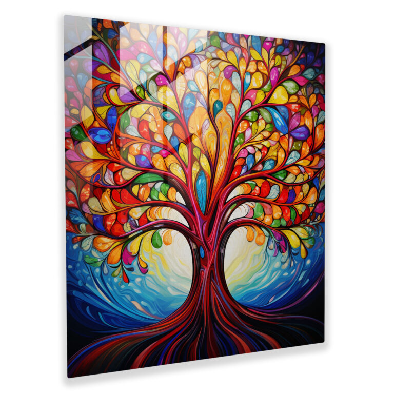 Vibrant Tree Of Life Pop Art Canvas Print - Tree Of Life, Vibrant, Home Decoration, Wall Decoration