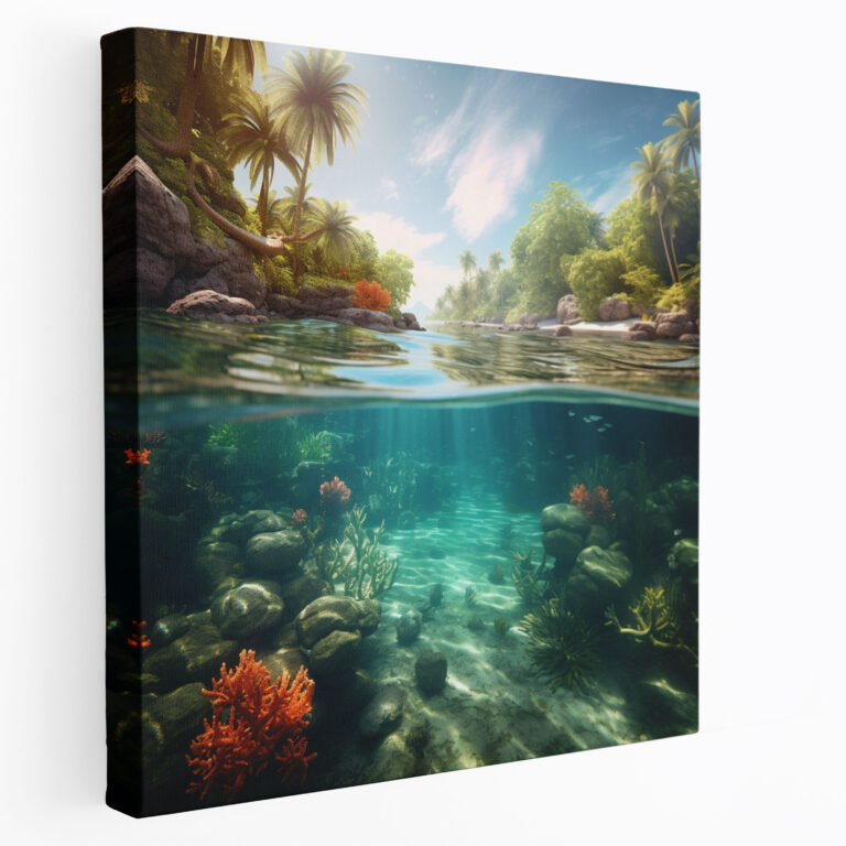 Tropical Paradise Wall Art - Tropical, Tropical, Canvas Wall Art, Canvas