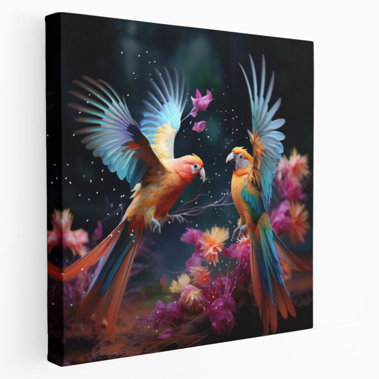 Tropical Birds Canvas Print - Tropical, Canvas, Tropical, Canvas Wall Art