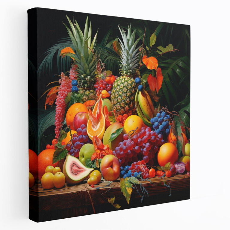 Tropical Fruits Wall Art - Tropical, Canvas, Canvas Wall Art, Tropical