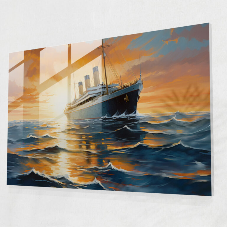 Titanic Home Decoration - Titanic, Elegance, Glass Wall Art, Home Decoration
