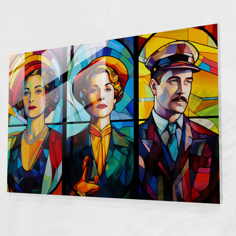 Pop Art Titanic Glass Print - Titanic, Pop Art, Glass Wall Art, Glass Print
