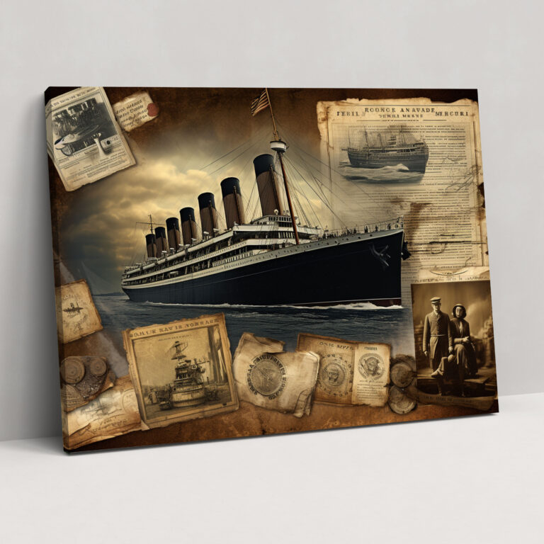 Titanic Wall Art Collage - Titanic, Titanic, Home Decoration, Historical Significance