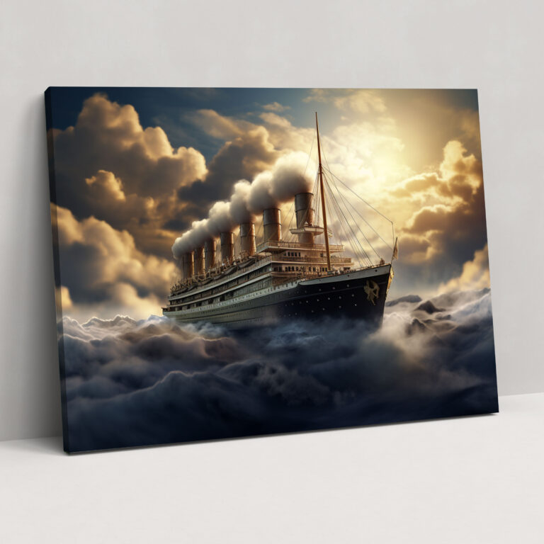 Titanic Wall Art - Titanic, Ethereal, Titanic, Reality And Fantasy