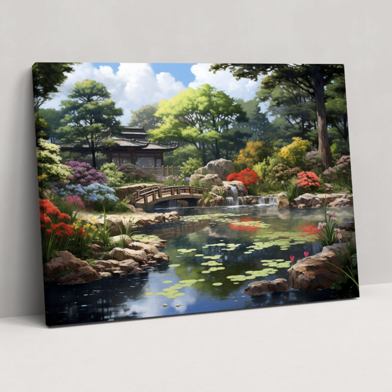 Zen Garden Canvas Wall Art - The Zen Garden, Wall Art, Wall Decoration, Home Decoration
