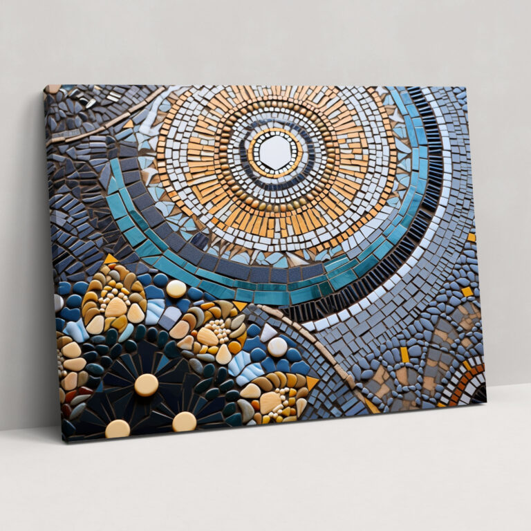 Geometric Zen Garden Wall Art - The Zen Garden, Wall Art, Canvas Wall Art, Wall Decoration