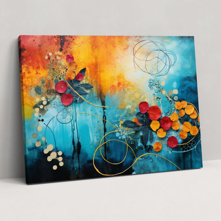 Abstract Zen Garden Canvas Print - The Zen Garden, Canvas, Wall Decoration, Canvas Print