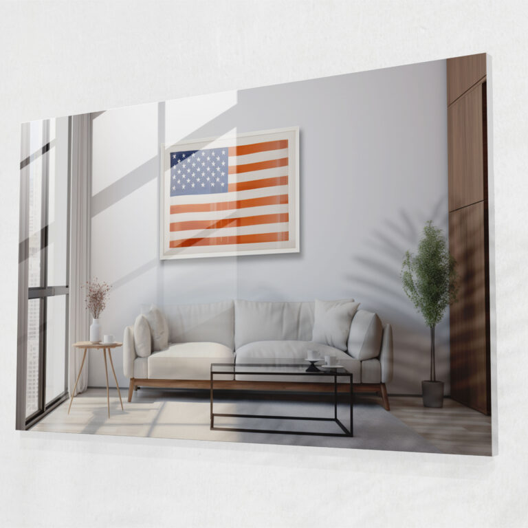 United States Of America Map Glass Print - United States Of America Map, Glass Art, Home Decoration, Modern Art