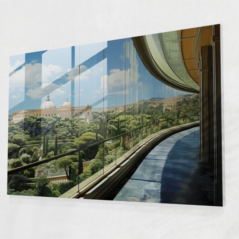 Vatican Fusion Glass Print - Vatican, Home Decoration, Glass Print, Glass Art