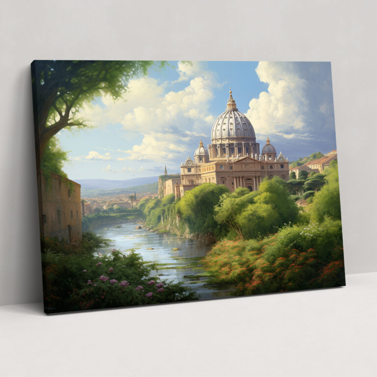 St. Peter's Basilica Canvas Print - Vatican, Canvas Wall Art, Canvas, St. Peter's Basilica