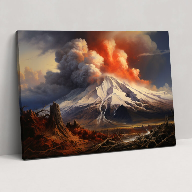 Volcano Canvas Print - Volcano, Canvas Wall Art, Volcano, Wall Decoration