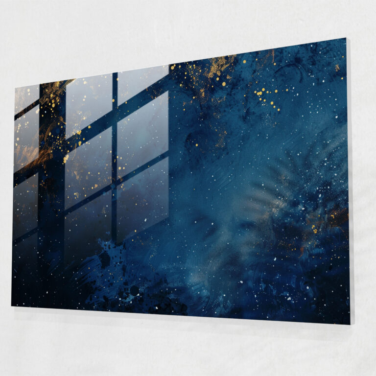 Vincent Van Gogh Glass Print - Starry Night - Vincent Van Gogh, Home Decoration, Modern Art, Glass Wall Art
