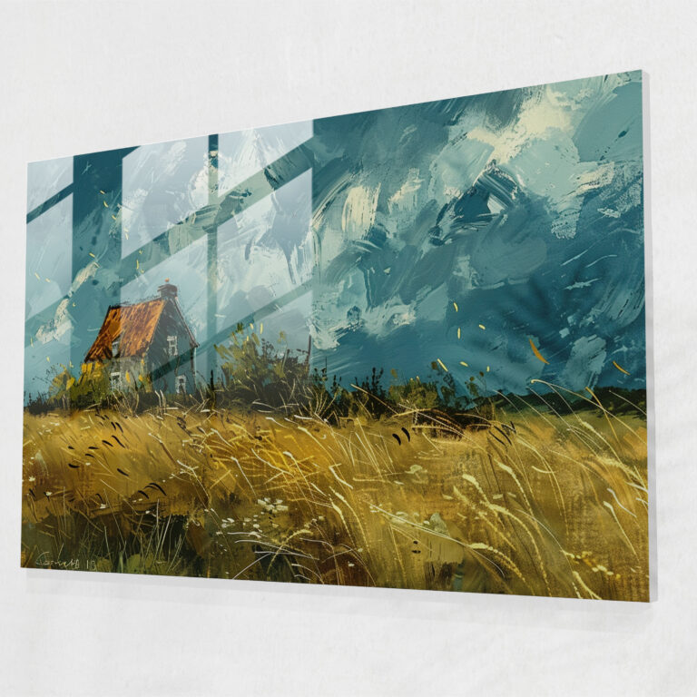 Vincent Van Gogh Glass Wall Art - Countryside - Vincent Van Gogh, Countryside, Glass Art, Glass Print