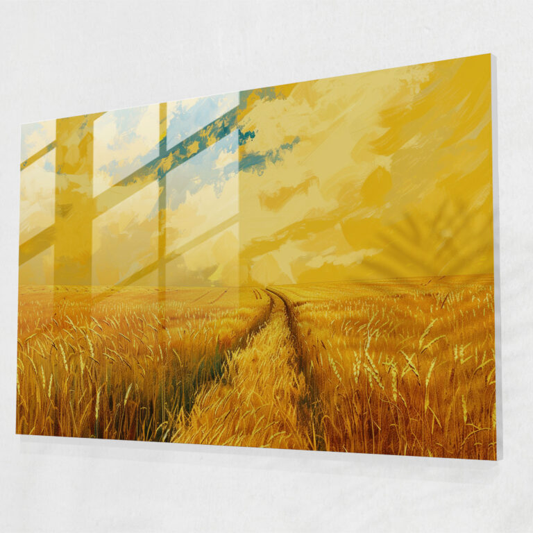 Vincent Van Gogh Home Decoration - Bright Wheat Field - Vincent Van Gogh, Vincent Van Gogh, Bright Yellow Sky, Modern Art