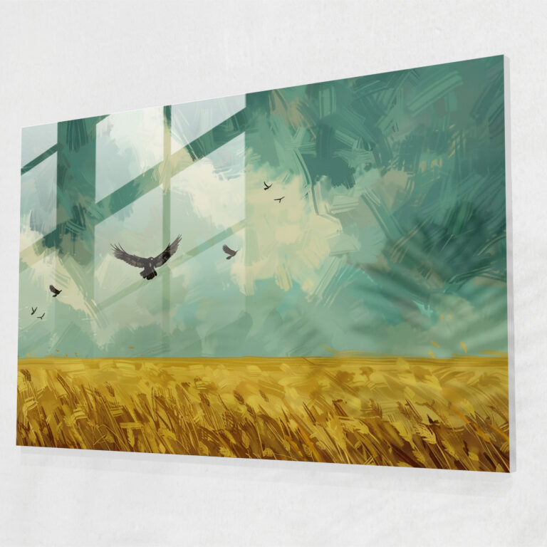 Vincent Van Gogh Modern Art - Ominous Wheatfield - Vincent Van Gogh, Modern Art, Wheat Field, Wall Decoration