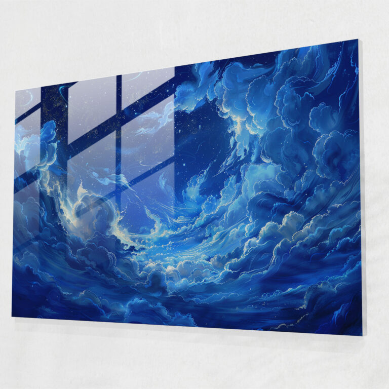 Vincent Van Gogh Glass Wall Art - Starry Night Sky Glass Print - Vincent Van Gogh, Wall Decoration, Glass Wall Art, Vincent Van Gogh