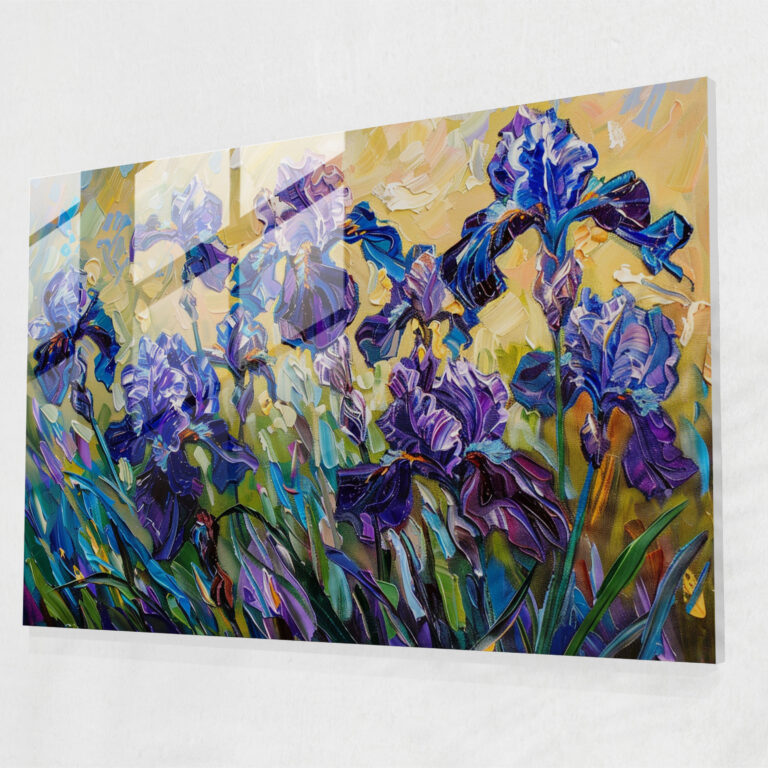 Vincent Van Gogh Glass Wall Art - Irises Glass Print - Vincent Van Gogh, Home Decoration, Glass Print, Vincent Van Gogh