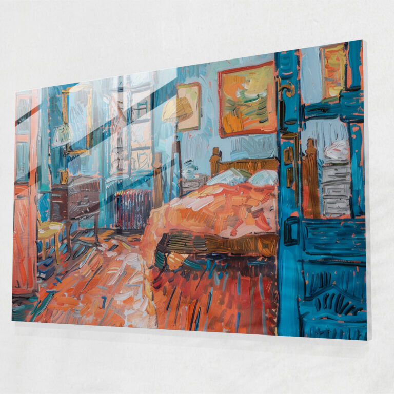 Vincent Van Gogh Glass Art - Bedroom Of Arles Glass Print - Vincent Van Gogh, Glass Wall Art, Home Decoration, Vincent Van Gogh