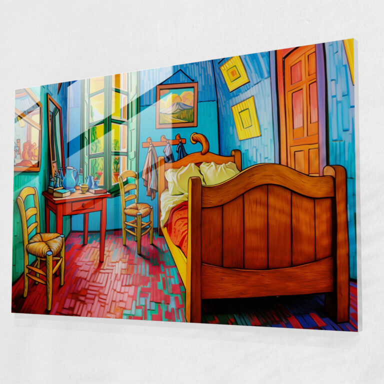 Vincent Van Gogh Glass Art - Vibrant Bedroom In Arles - Vincent Van Gogh, Glass Art, Home Decoration, Vincent Van Gogh