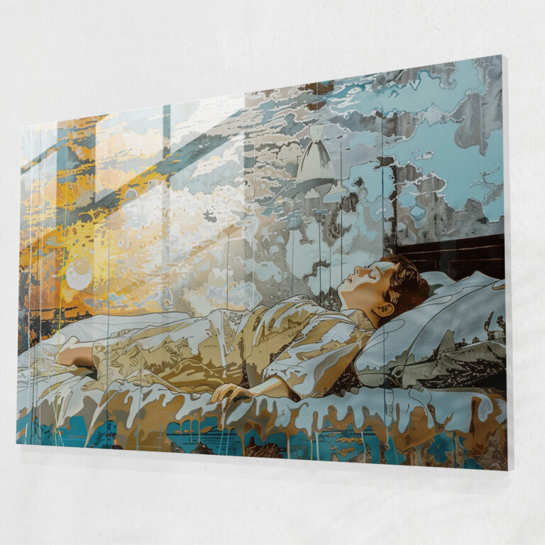 Vincent Van Gogh The Bedroom Glass Wall Art - Vincent Van Gogh, Glass Wall Art, Vincent Van Gogh, Modern Art