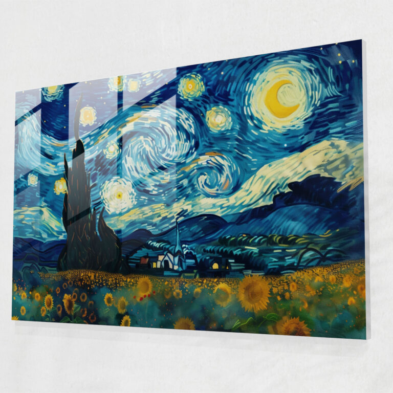 Vincent Van Gogh Glass Print - Vincent Van Gogh, Glass Art, Wall Decoration, Vincent Van Gogh