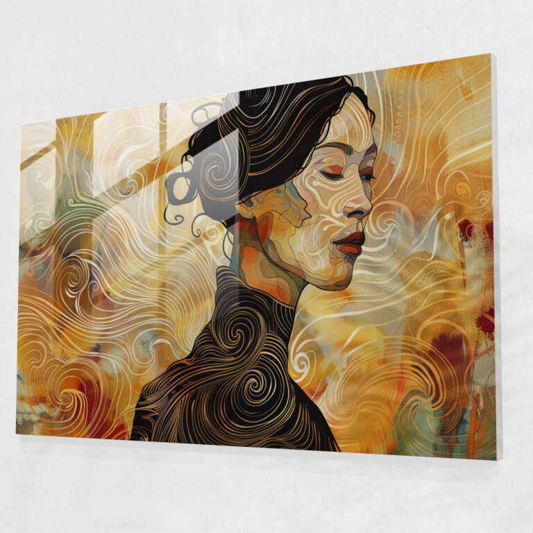 Vincent Van Gogh Glass Print: Woman Portrait Glass Wall Art - Vincent Van Gogh, Glass Print, Modern Art, Home Decoration