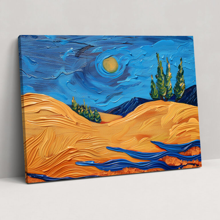 Wheatfield With Cypresses Canvas Print - Vincent Van Gogh, Wall Decoration, Vincent Van Gogh, Canvas Wall Art