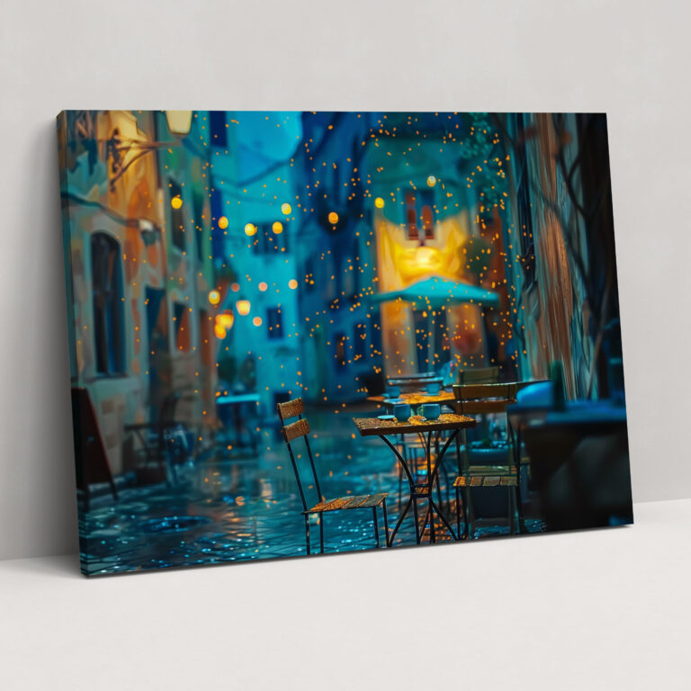 Cafe Terrace At Night Wall Decoration - Vincent Van Gogh, Canvas, Wall Art, Canvas Print