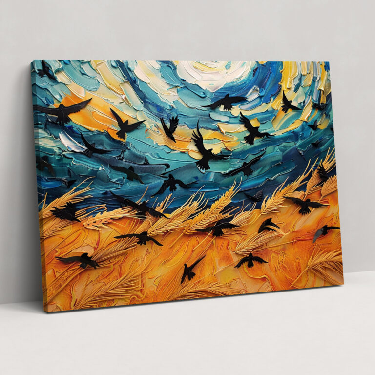 Wheatfield With Crows Wall Art - Vincent Van Gogh, Home Decoration, Vincent Van Gogh, Canvas