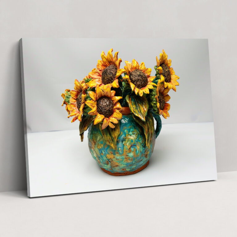 Vase With Twelve Sunflowers Wall Decoration - Vincent Van Gogh, Wall Decoration, Canvas Wall Art, Home Decoration