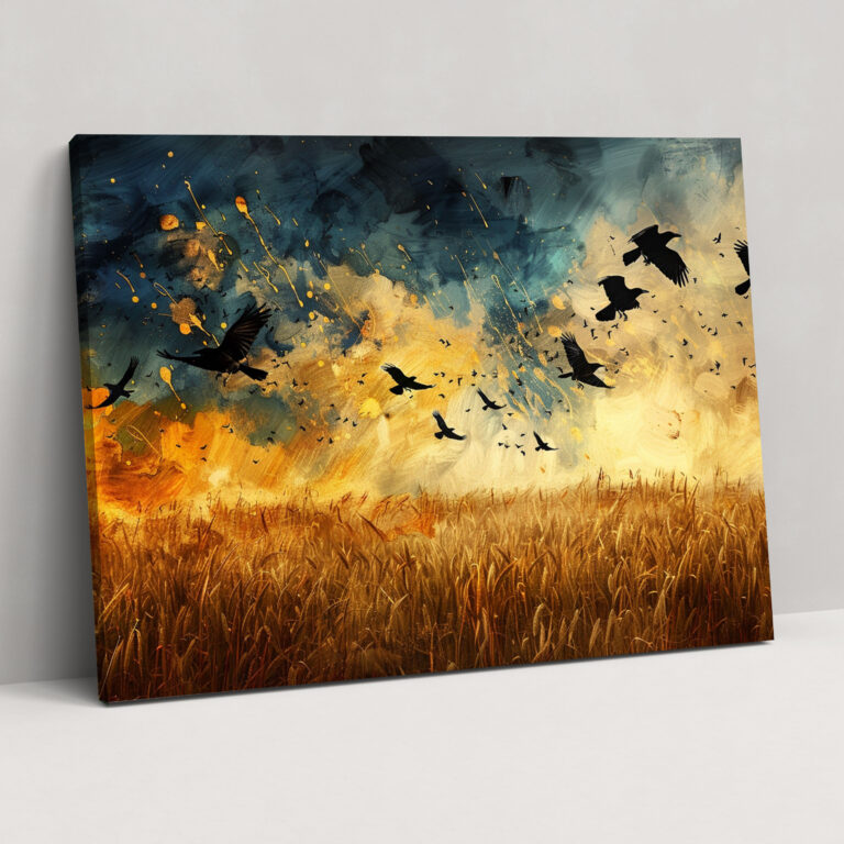 Vincent Van Gogh Wheat Field Canvas Print - Vincent Van Gogh, Canvas Print, Canvas Wall Art, Wall Art