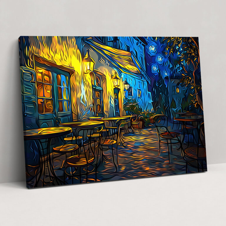 Vincent Van Gogh Cafe Terrace Canvas Print - Vincent Van Gogh, Vincent Van Gogh, Canvas Print, Wall Decoration