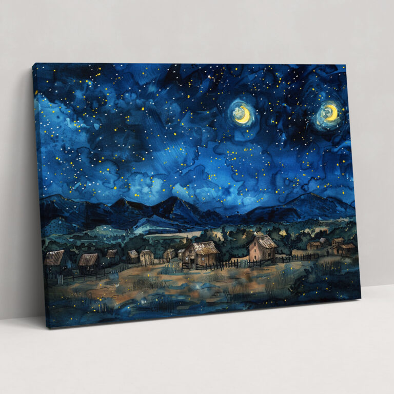 Vincent Van Gogh Starry Night Canvas Print - Vincent Van Gogh, Canvas Print, Canvas, Home Decoration