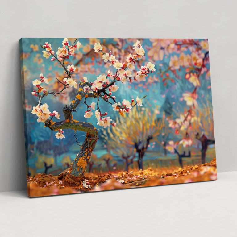 Vincent Van Gogh Blossoming Almond Tree Wall Decoration - Vincent Van Gogh, Home Decoration, Canvas Wall Art, Vincent Van Gogh