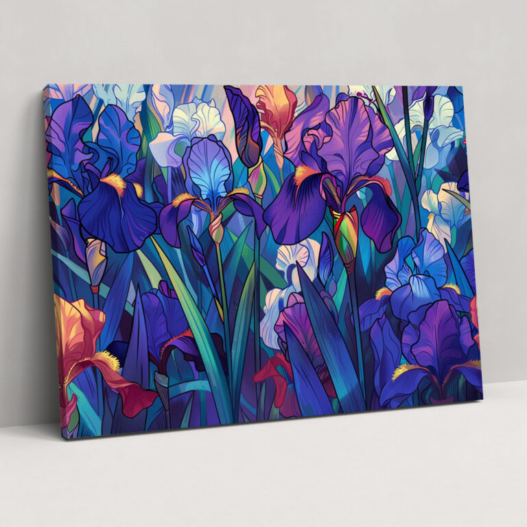 Vincent Van Gogh Irises Wall Decoration - Vincent Van Gogh, Canvas, Home Decoration, Wall Decoration