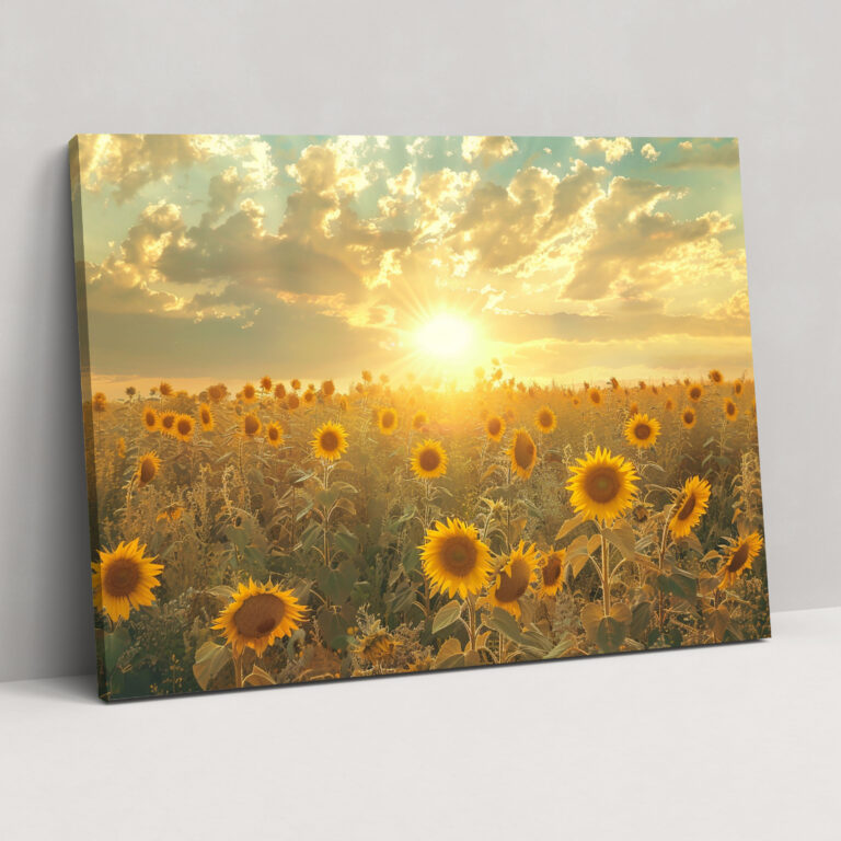 Vincent Van Gogh Sunflower Field Wall Art - Vincent Van Gogh, Canvas Wall Art, Vincent Van Gogh, Wall Decoration