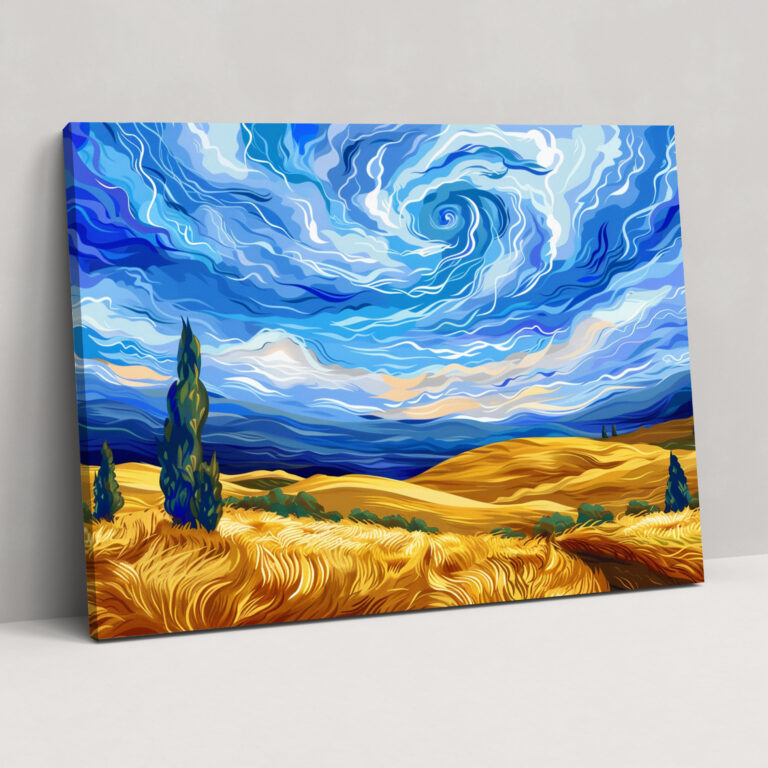 Vincent Van Gogh Wheat Field Wall Decoration - Vincent Van Gogh, Vincent Van Gogh, Home Decoration, Wall Decoration